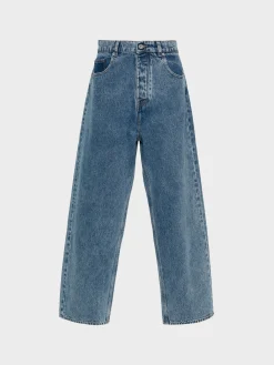 DROLE DE MONSIEUR Jeans<JEANS BAGGY Azzurro