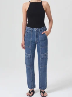 AGOLDE Jeans<JEANS COPPER CARGO IN REGULATION Azzurro
