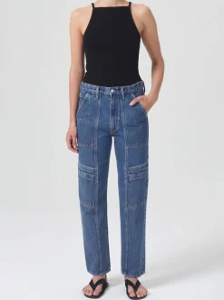 AGOLDE Jeans<JEANS COPPER CARGO IN REGULATION Azzurro