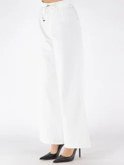 ETRO Jeans<JEANS CULOTTE CON CINTURA Bianco