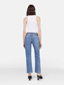 STELLA MCCARTNEY Jeans<JEANS ICONIC FALABELLA CHAIN MID Blu