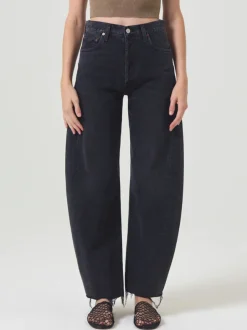 AGOLDE Jeans<JEANS LUNA PIECED IN POSSES Nero