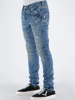 PURPLE DENIM Jeans<JEANS P001 Azzurro
