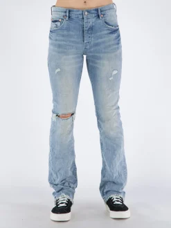 PURPLE DENIM Jeans<JEANS P004 Azzurro, Bianco, Blu