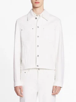 LANVIN Jeans<JEANS STRAIGHT Bianco