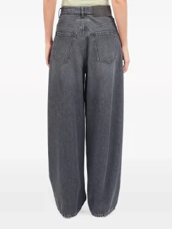 MM6 MAISON MARGIELA Jeans<JEANS WIDE LEG Grigio