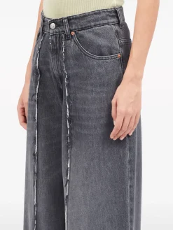 MM6 MAISON MARGIELA Jeans<JEANS WIDE LEG Grigio