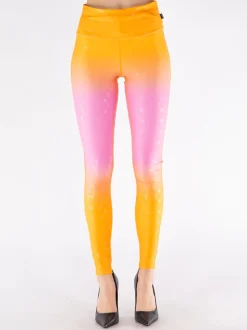 GOLDBERGH Pantaloni<LEGGINS EXERCISE Arancione, Rosa