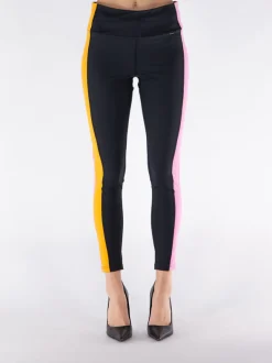 GOLDBERGH Pantaloni<LEGGINS MOVE TIGHT Giallo, Nero, Rosa