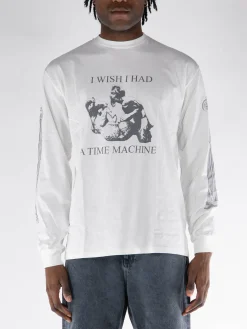 ARIES T-Shirt<MAGLIA ML TIME MACHINE Bianco, Grigio