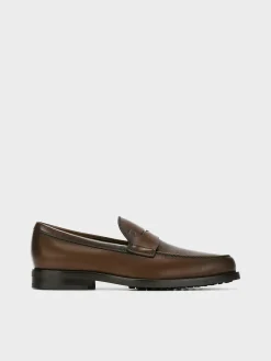 TOD'S Mocassini<MOCASSINO FORMALE GOMMA Marrone