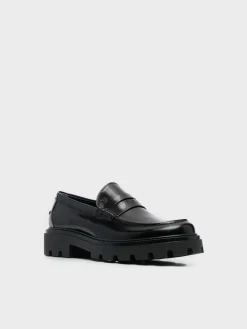 Mocassini<MOCASSINO GOMMA PESANTE 08J Nero