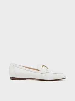 TOD'S Mocassini<MOCASSINO T TIMELESS IN PELLE Bianco