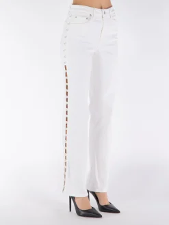 SIMKHAI Pantaloni<PANTALONE AMELIA HIGH RISE Bianco