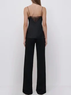 SIMKHAI Pantaloni<PANTALONE ARIAH FRONT SLIT Nero