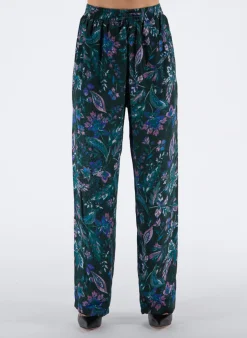 ISABEL MARANT Pantaloni<PANTALONE BENTON Azzurro, Nero, Verde, Viola