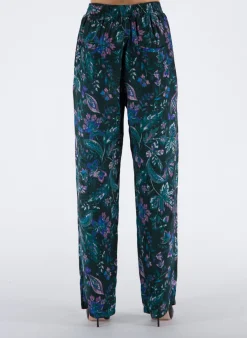 ISABEL MARANT Pantaloni<PANTALONE BENTON Azzurro, Nero, Verde, Viola