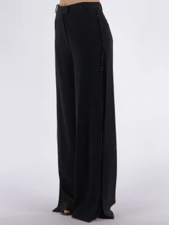 SIMKHAI. Pantaloni<PANTALONE BLOSSOM PLEATED Nero