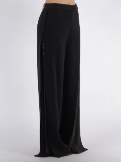SIMKHAI. Pantaloni<PANTALONE BLOSSOM PLEATED Nero