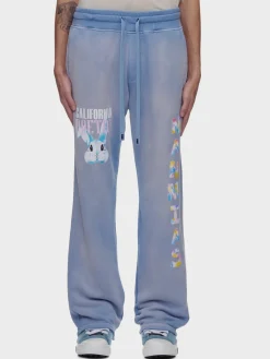 NAHMIAS Pantaloni<PANTALONE BUNNY BAGGY Azzurro