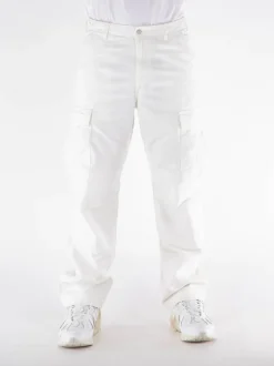 CARHARTT WIP Pantaloni<PANTALONE CARGO Bianco