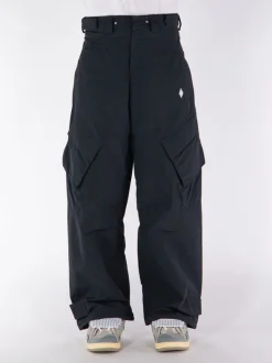 MARCELO BURLON Pantaloni<PANTALONE CARGO CROSS WIDE Nero