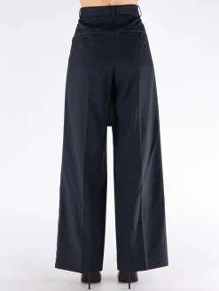 SACAI Pantaloni<PANTALONE CHALK STRIPE Blu