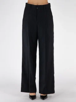 SACAI Pantaloni<PANTALONE CHALK STRIPE Nero