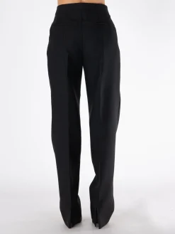 JIL SANDER Pantaloni<PANTALONE CHINO CON PIEGE Nero