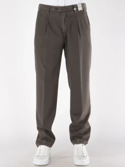 MYTHS Pantaloni<PANTALONE CHINO LUNGO Marrone