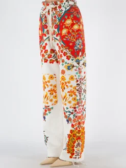 ETRO Pantaloni<PANTALONE CHINOOK Arancione, Azzurro, Bianco, Giallo, Multicolor