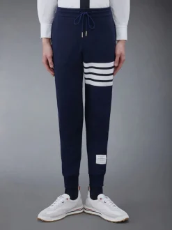 THOM BROWNE Pantaloni<PANTALONE CLASSIC Bianco, Blu