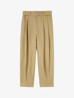 JIL SANDER Pantaloni<PANTALONE CON CINTURA Beige