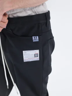 MAISON MIHARA YASUHIRO Pantaloni<PANTALONE DOUBLE WAIST WESTERN Bianco, Nero
