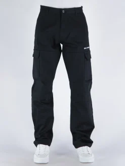 DAILY PAPER Pantaloni<PANTALONE ECARGO Nero