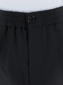 AMI Pantaloni<PANTALONE ELASTICATED Nero