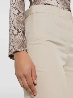 Pantaloni<PANTALONE FLARED Beige