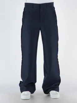 ETRO Pantaloni<PANTALONE FLAT FRONT FIANCO DRITTO Blu, Grigio