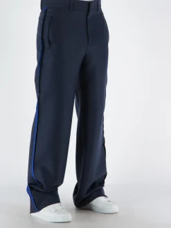 ETRO Pantaloni<PANTALONE FLAT FRONT FIANCO DRITTO Blu, Grigio