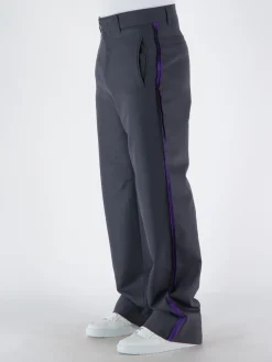ETRO Pantaloni<PANTALONE FLAT FRONT FIANCO DRITTO Grigio, Viola