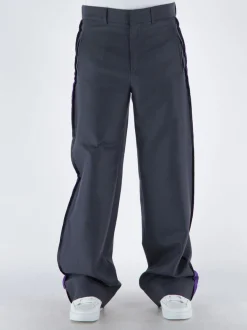 ETRO Pantaloni<PANTALONE FLAT FRONT FIANCO DRITTO Grigio, Viola