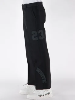 OFF-WHITE Pantaloni<PANTALONE FORMAL VARS DRYWO BUFFALO Nero