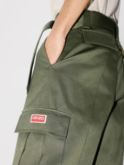 KENZO Pantaloni<PANTALONE GENDERLESS ARMY Verde