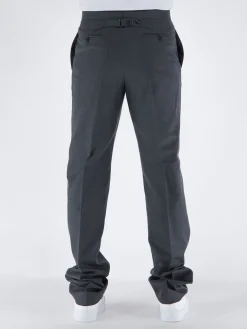 THOM BROWNE Pantaloni<PANTALONE IN LANA Grigio