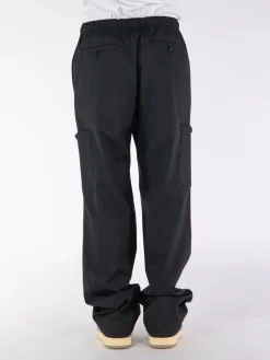 PALM ANGELS Pantaloni<PANTALONE MONOGRAM LOOSE Nero