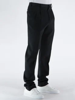 LANVIN Pantaloni<PANTALONE NEW STRAIGHT LEG Nero