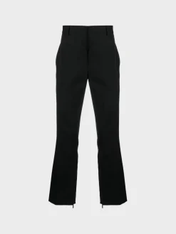 OFF-WHITE Pantaloni<PANTALONE OW EMB WOOL Nero