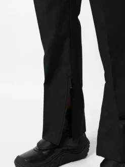 OFF-WHITE Pantaloni<PANTALONE OW EMB WOOL Nero