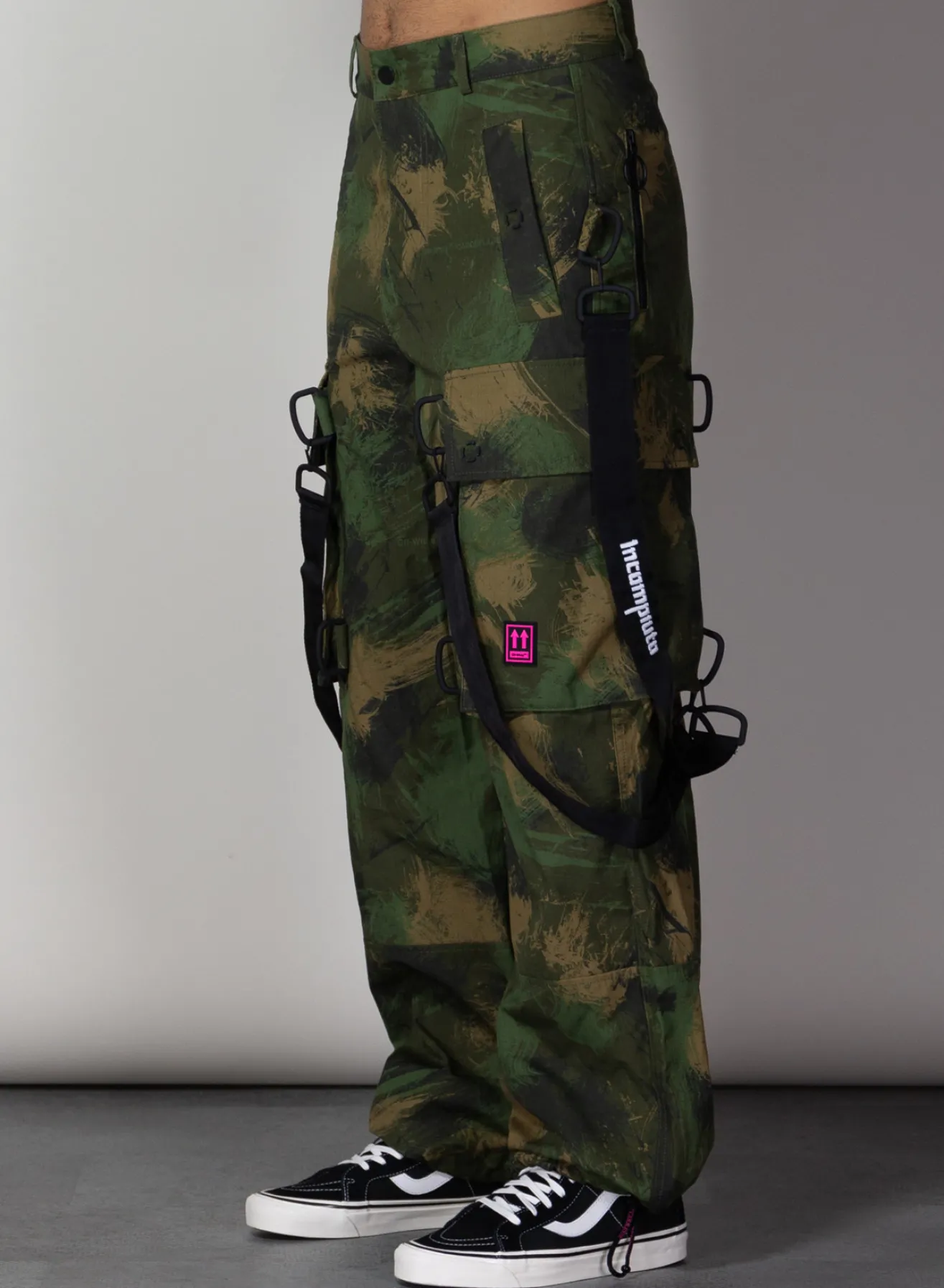 Pantaloni<PANTALONE PAINTBRUSH CAMO Verde
