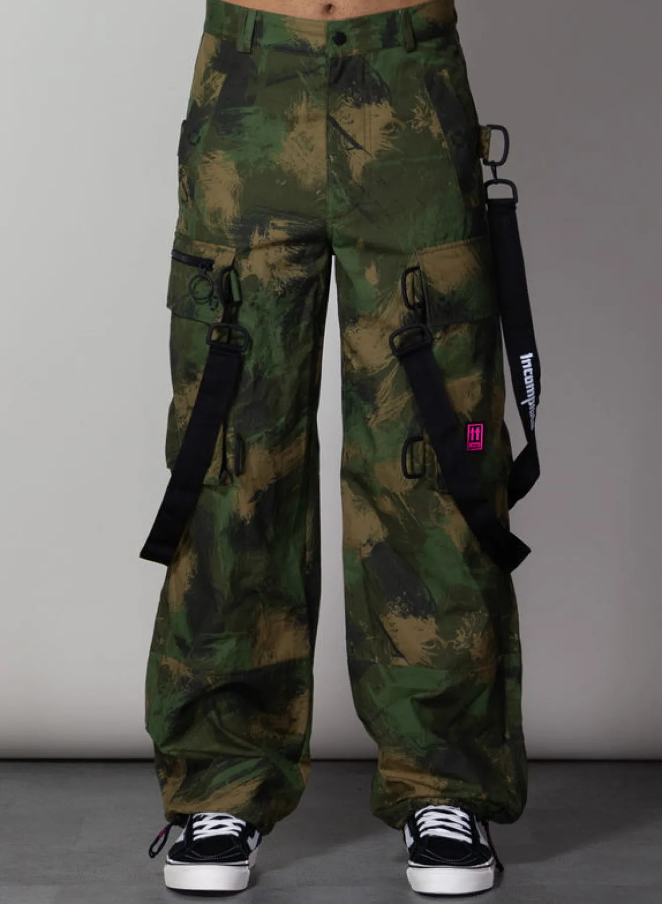Pantaloni<PANTALONE PAINTBRUSH CAMO Verde